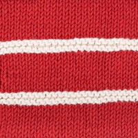 Yarn and Colors Striped Jumper Reversed Strickpaket 2 L Cardinal
