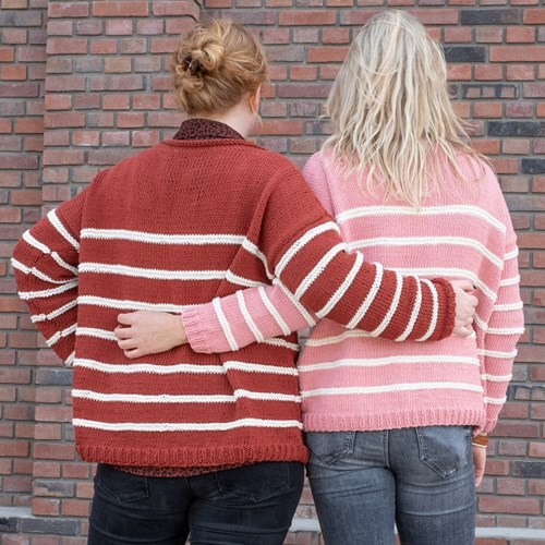 Strickanleitung Yarn and Colors Striped Jumper Reversed-2
