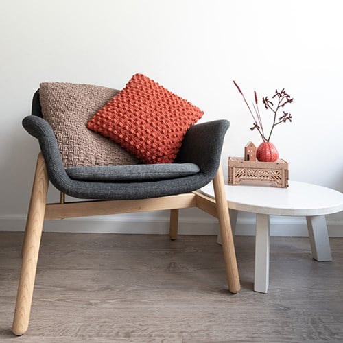 Yarn and Colors Bobbles Comfy Cushion Häkelpaket 009 Limestone-3
