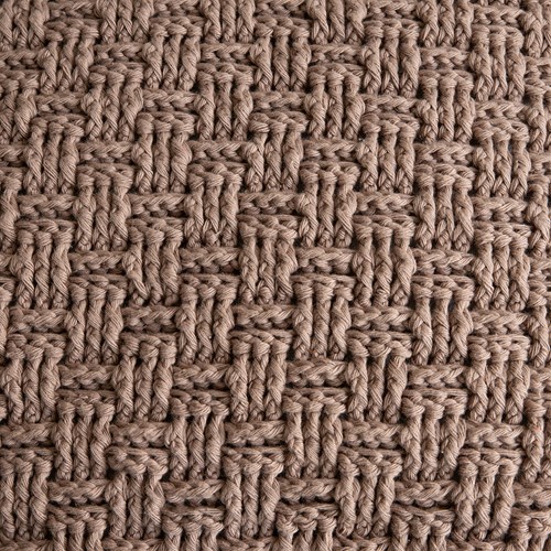 Yarn and Colors Basketweave Comfy Cushion Häkelpaket 006 Taupe-3