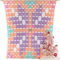 Häkelanleitung Yarn and Colors Colorful Christmas Wall Hanging
