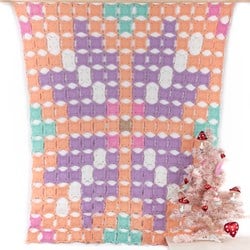 Häkelanleitung Yarn and Colors Colorful Christmas Wall Hanging
