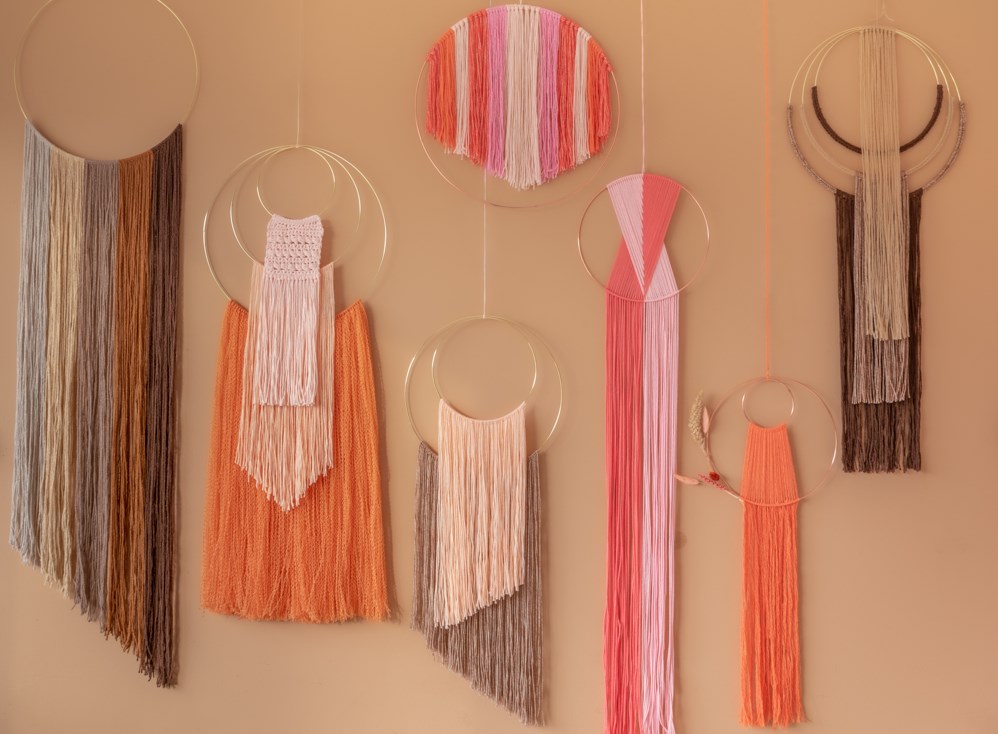 Makramee Anleitung Yarn and Colors More Wall Hangings Pattern