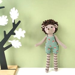 Amigurumi Herbstfest - Igel Bowie - Mrs. Milly Garn- und Häkelset