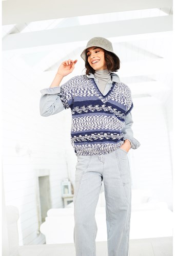 easy fair isle effect