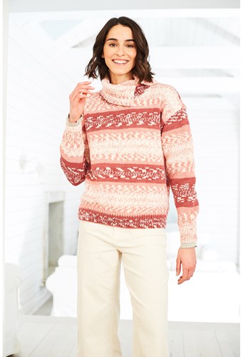 easy fair isle effect