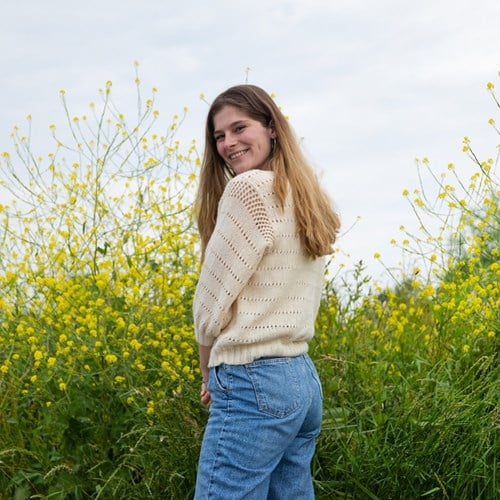 Strickanleitung Ecopuno Romantischer Sommerpullover-3