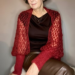 Elegant(er) Ärmelschal Garn- und Häkelpaket