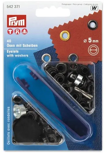 Prym Ösen mit Scheiben Bronziert 5 mm
