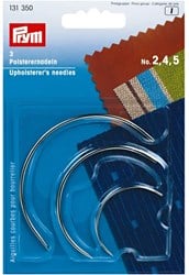 Prym Gebogene Polsterernadeln No. 2-4-5 Silber
