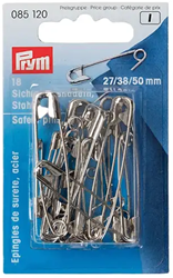 Prym Sicherheitsnadeln Stahl No. 0 Silber