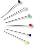 Prym Stecknadeln mit Glaskopf Silber-2