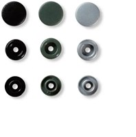 Prym Love Color Druckknopf 12,4mm 01 Grau-2