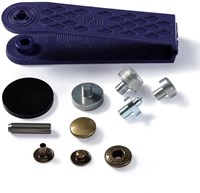 Prym Druckknöpfe ohne Nähen Anorak 12 mm 02 Bronziert-2
