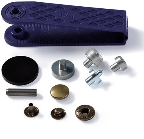 Prym Druckknöpfe ohne Nähen Anorak 12 mm 02 Bronziert-2
