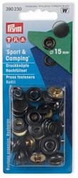Prym Druckknöpfe ohne Nähen Sport & Camping 15mm