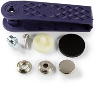 Prym Druckknöpfe ohne Nähen Anschraubbar Silber 15mm-2