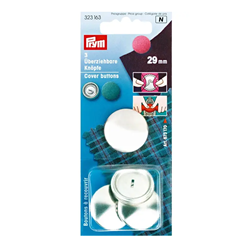Prym Überziehbare Knöpfe Silber