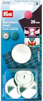 Prym Überziehbare Knöpfe Silber 29 mm