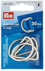 Prym D-Ringe Silber Matt