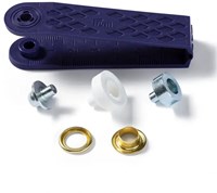 Prym Ösen mit Scheiben Gold 8 mm-2