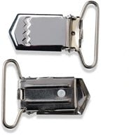 Prym Hosenträgerclips 25 mm Silber-2