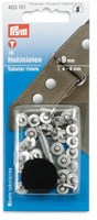 Prym Hohlnieten für Materialdicke 4 - 6 mm Silber