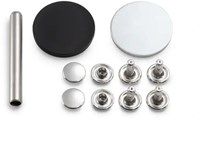 Prym Hohlnieten für Materialdicke 4 - 6 mm Silber-2