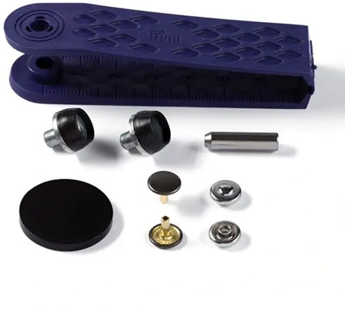 Prym Ziernieten 9 mm 01 Silber / Altes Eisen-2