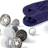 Prym Jeansknöpfe 01 American Star Altsilber 17 mm-3