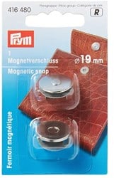 Prym Magnetverschluss 19 mm Silber