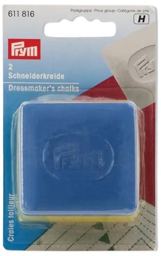 Prym Schneiderkreide (2 Stück) 02 Gelb / Blau