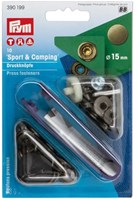 Prym Druckknöpfe ohne Nähen Sport & Camping 15mm 01 Altes Messing
