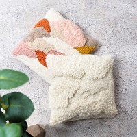 Fantasie Kissen Uni Punchneedle Paket 1