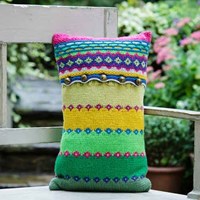 Strickanleitung Stylecraft Special DK No. F005 Fair Isle Kissen-3