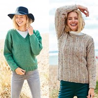 Strickanleitung Stylecraft Special Aran With Wool No. F082 Pullover