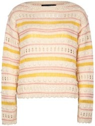 Strickanleitung Ecopuno Pulli Mustermix mit Noppenrand