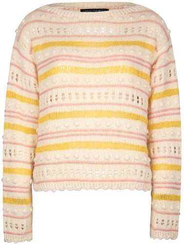 Ecopuno Pulli Mustermix mit Noppenrand Strickpaket 36/38-2