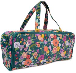 Stricktasche Floral Garden Teal
