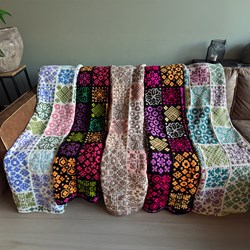 Flowerbed CAL Garnpakete - Crazy Crochet Catlady