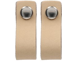 Durable Leder Label Blanco (2 Stück) 001 Light Brown-2