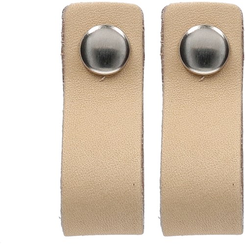 Durable Leder Label Blanco (2 Stück) 001 Light Brown-2