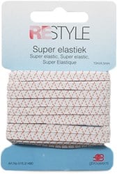 Restyle Standard Gummiband 10m/4,5mm weiss