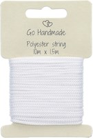 Go Handmade Polyester Korder 6 Weiß