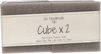 Go Handmade Memory Foam Würfel 8 x 8 cm (2 Stück)