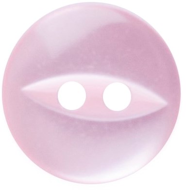 Milward Perlmutt Knopf Rosa 11mm (9 Stück)-2