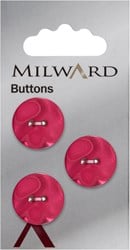 Milward Perlmutt Knopf Glanz Rosa