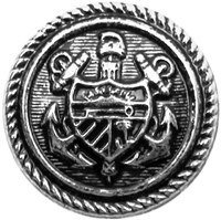 Milward Manschettenknopf Silber 15mm (4 Stück)-2