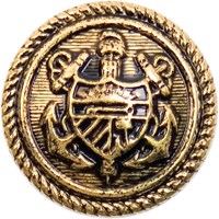 Milward Manschettenknopf Gold 19mm (3 Stück)-2