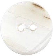 Milward Perlmutt Knopf Weiß 15mm (4 Stück)-2